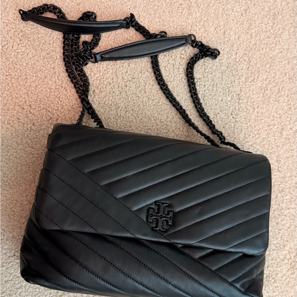 Tory Burch Black Quilted Shoulder Bag